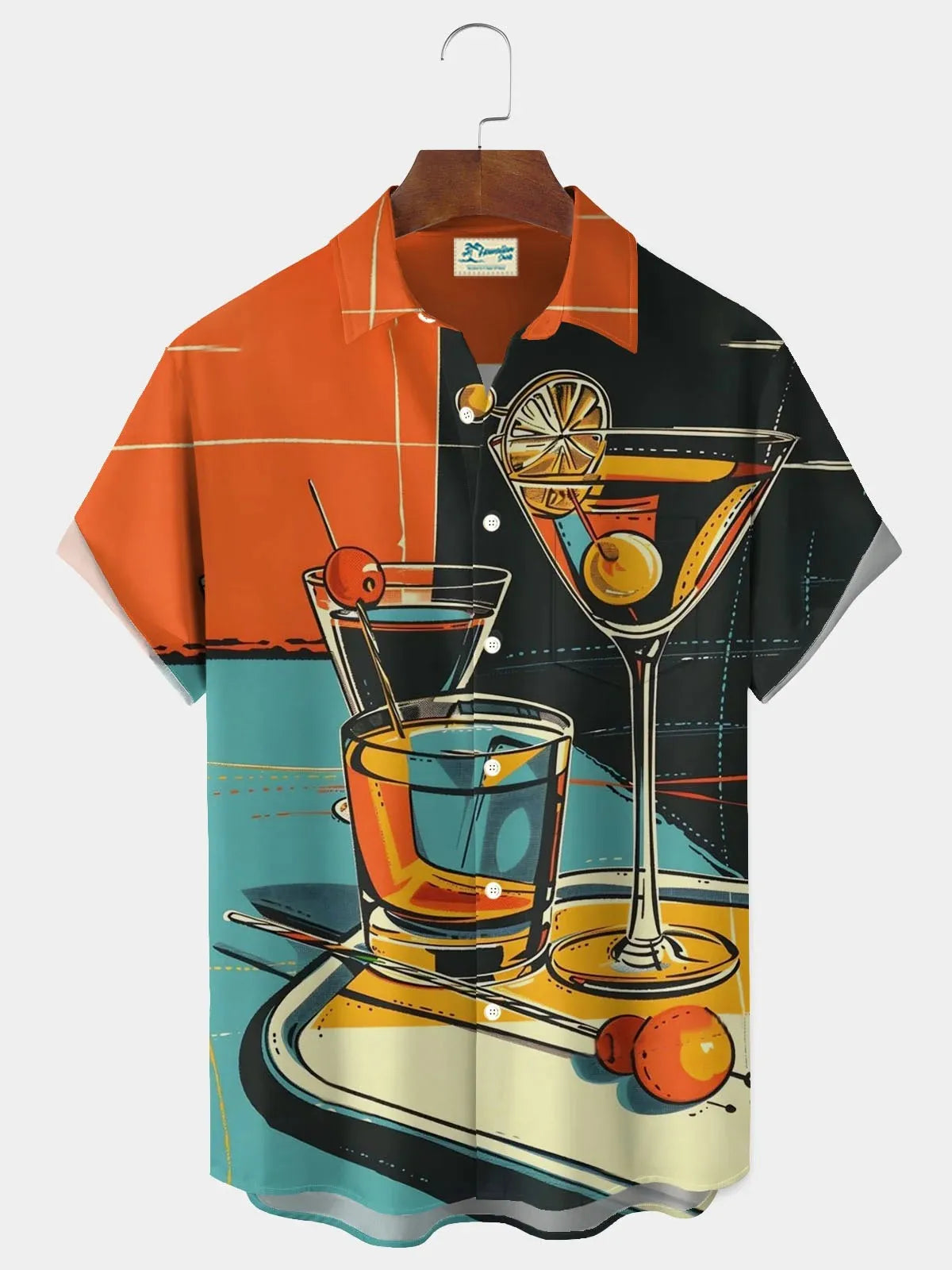 Chemise Hawaïenne Homme | Géométrique Artistique 3D | S à 5XL