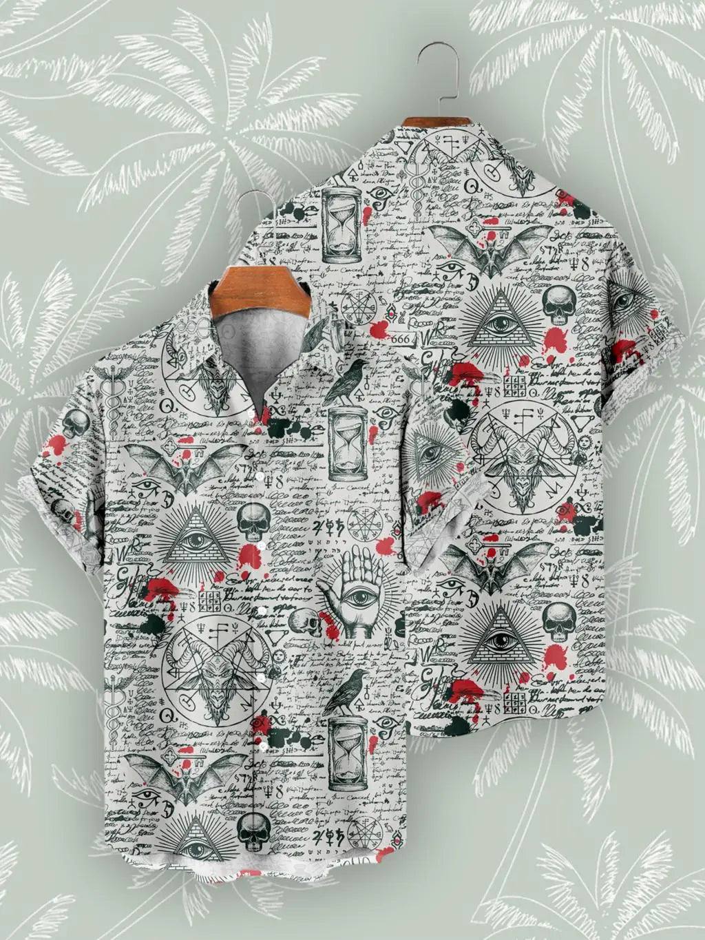 Chemises Hawaïennes  à Manches Courtes pour Homme. Plusieurs coloris disponible