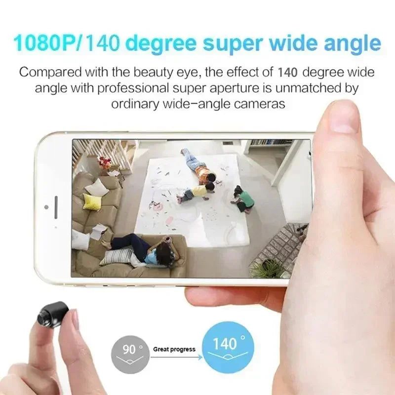 Mini caméra X5 1080P, vision nocturne claire, légère, portable, caméras de qualité supérieure, détection de mouvement, caméra de surveillance sans fil, nouveauté 2026