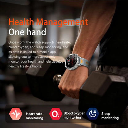 Smartwatch Militaire GUHUAVMI 2026 – Écran AMOLED 1,7", Batterie 1400mAh, GPS, Appel Bluetooth