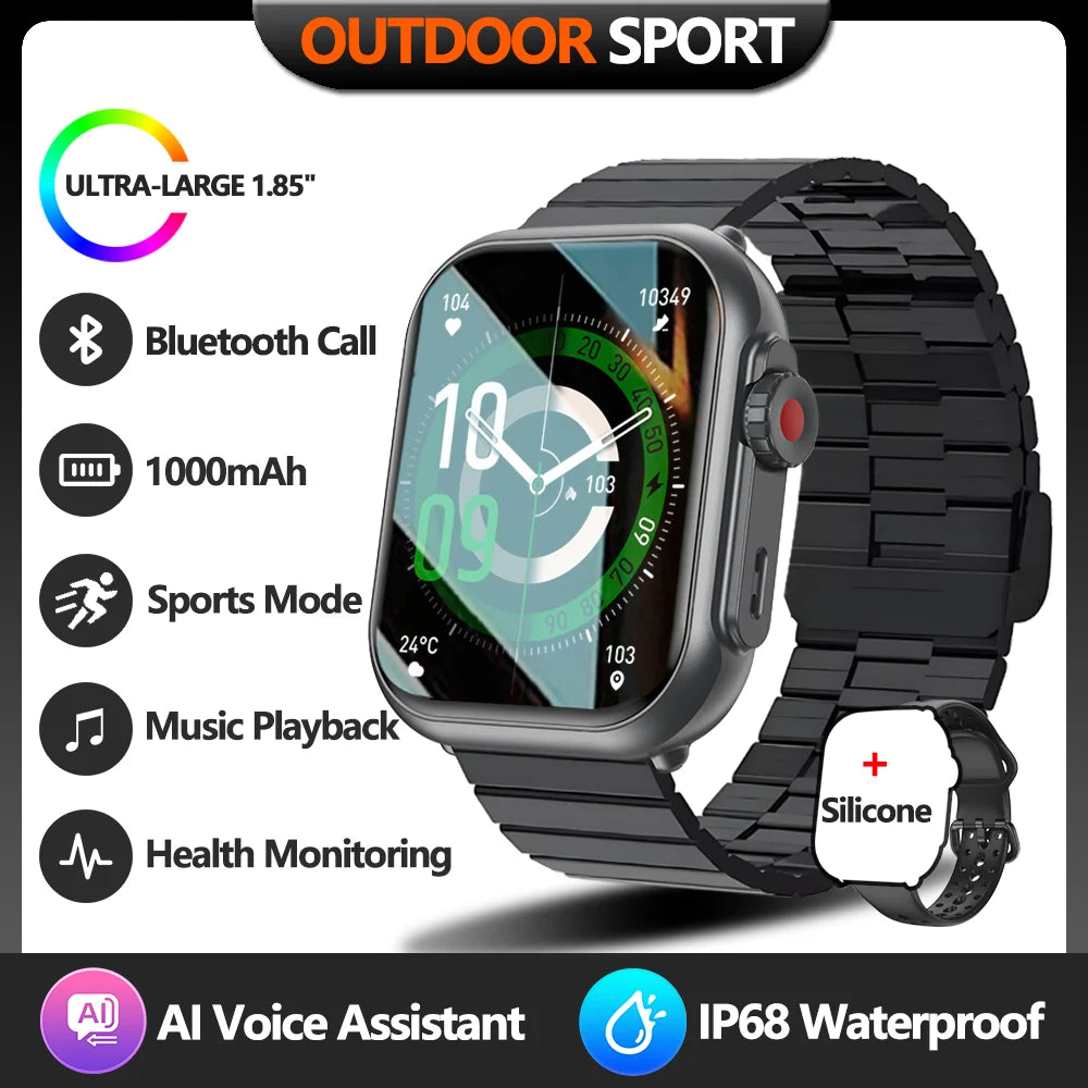 Montre Ultra 2 SE montre intelligente hommes femmes 1000mAh Bluetooth appel sport Fitness.