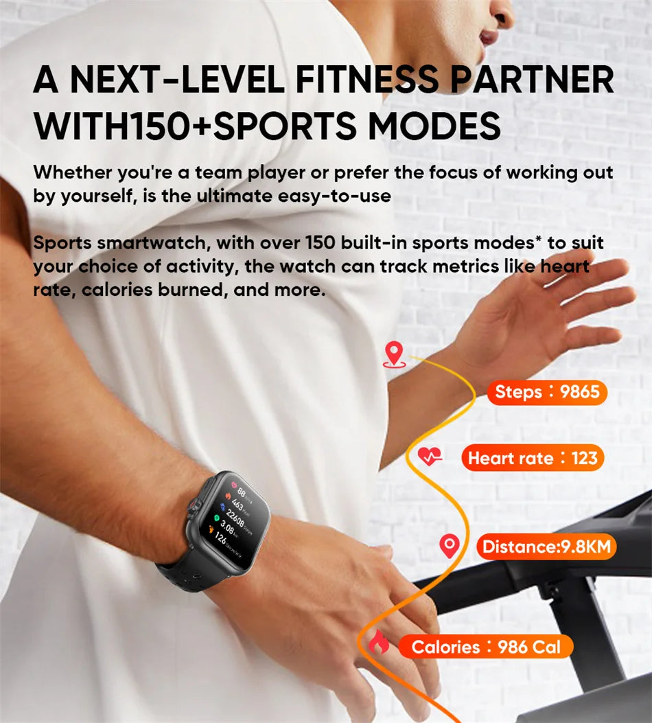 Montre Ultra 2 SE montre intelligente hommes femmes 1000mAh Bluetooth appel sport Fitness Bracelet IP68 étanche Smartwatch IOS