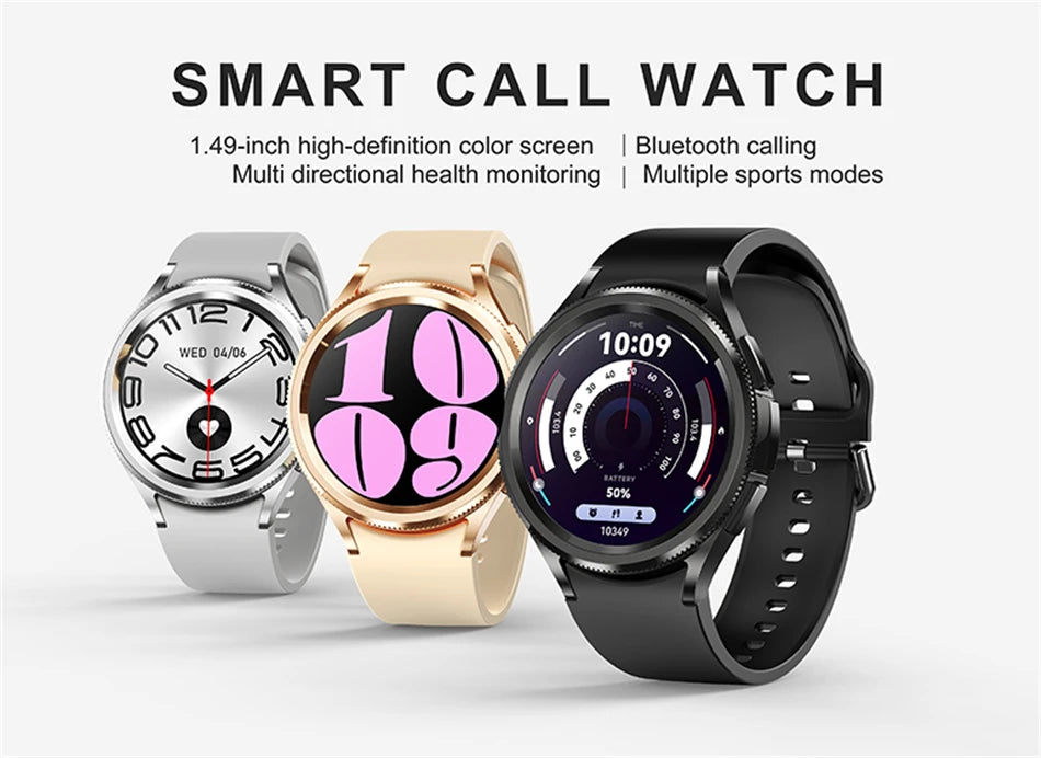 Montre intelligente connectée hommes 1.46 pouces GPS sport Fitness Tracker horloge fréquence  femmes