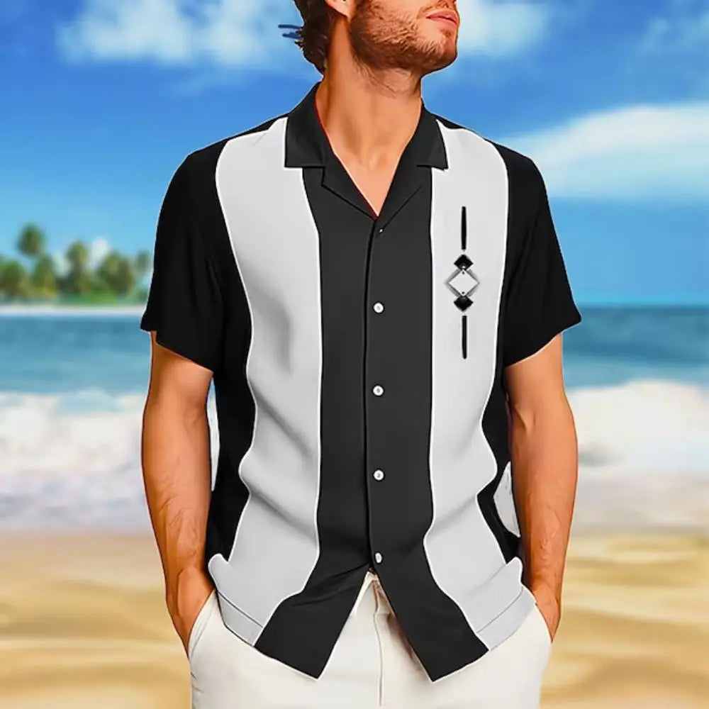 Nouvelles chemises manches courtes style hawaïen. Plusieurs coloris disponible.