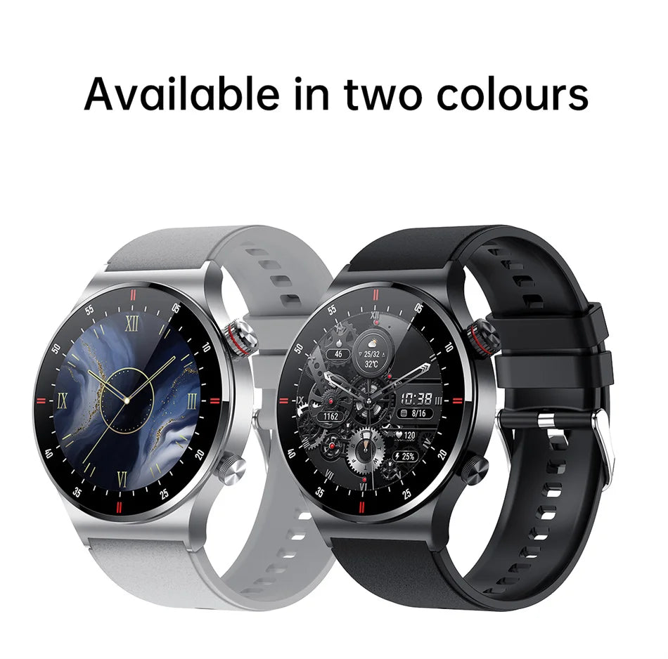 Montre Connectée Homme ChiBear – 1,28" GPS, ECG+PPG, Appel BT, Cardio, 100+ Sports