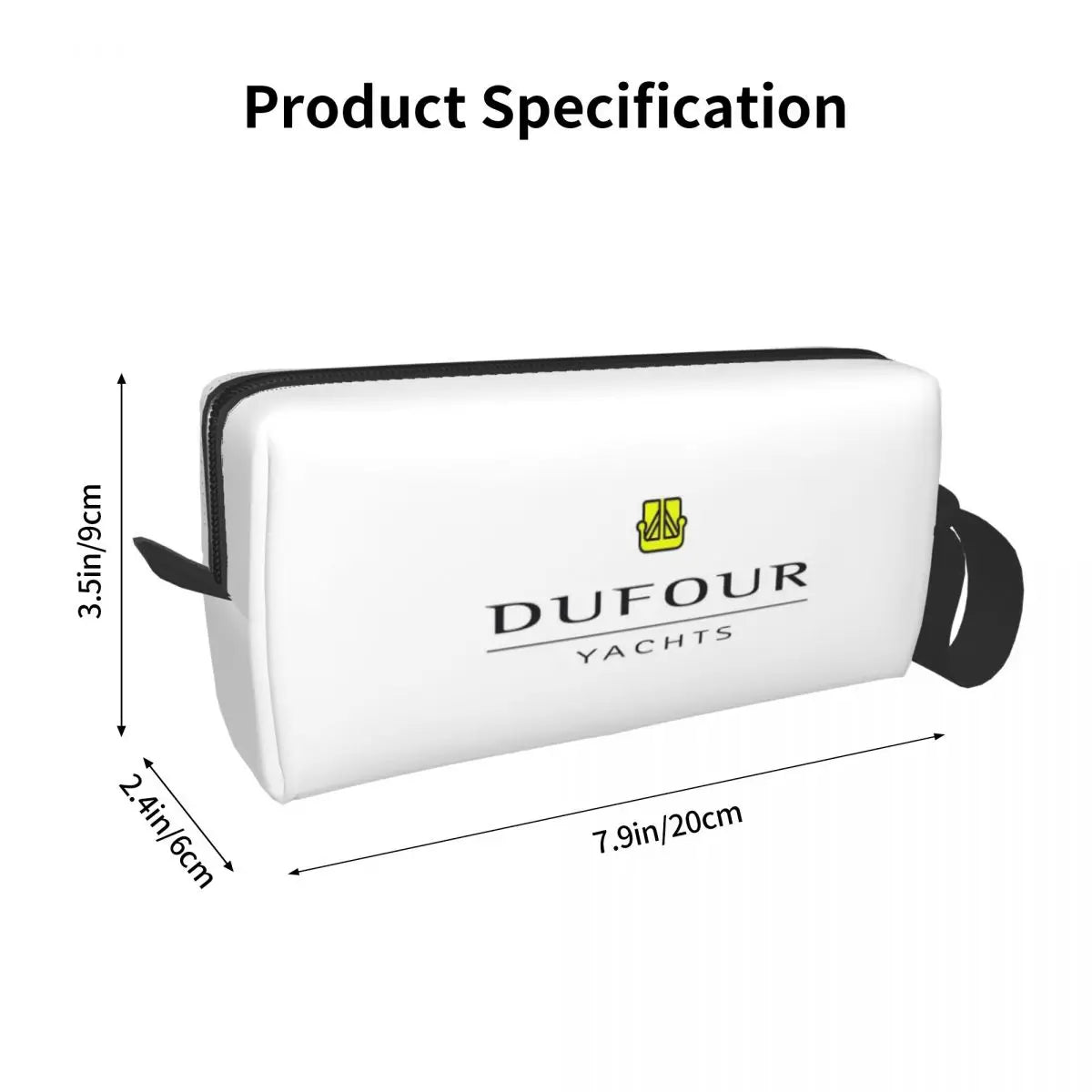 Dufour Yacht Trousse de maquillage et de toilette pour femme, organiseur de cosmétiques, trousse de voyage, trousse à crayons