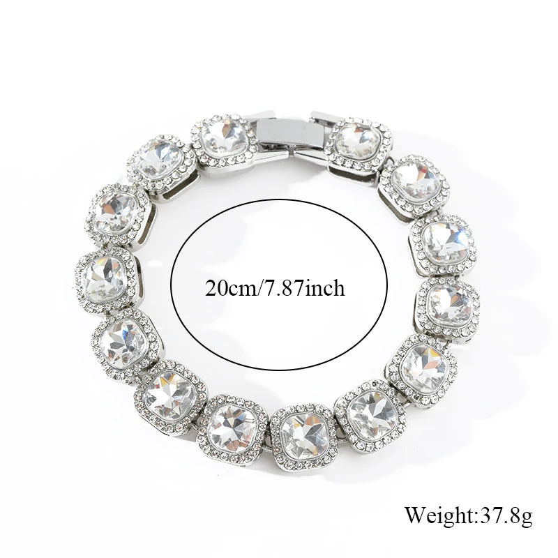 GANEMLY – Bracelet en acier inoxydable 316L pour femmes, couleur argent, chaîne à maillons, à la mode, Punk, chaîne de poignet, bijoux étanches