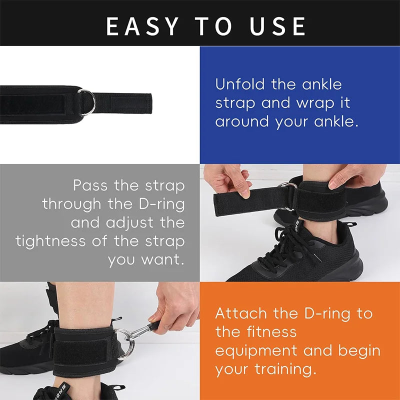 Sangles de cheville élastiques | Bandes de résistance Fitness