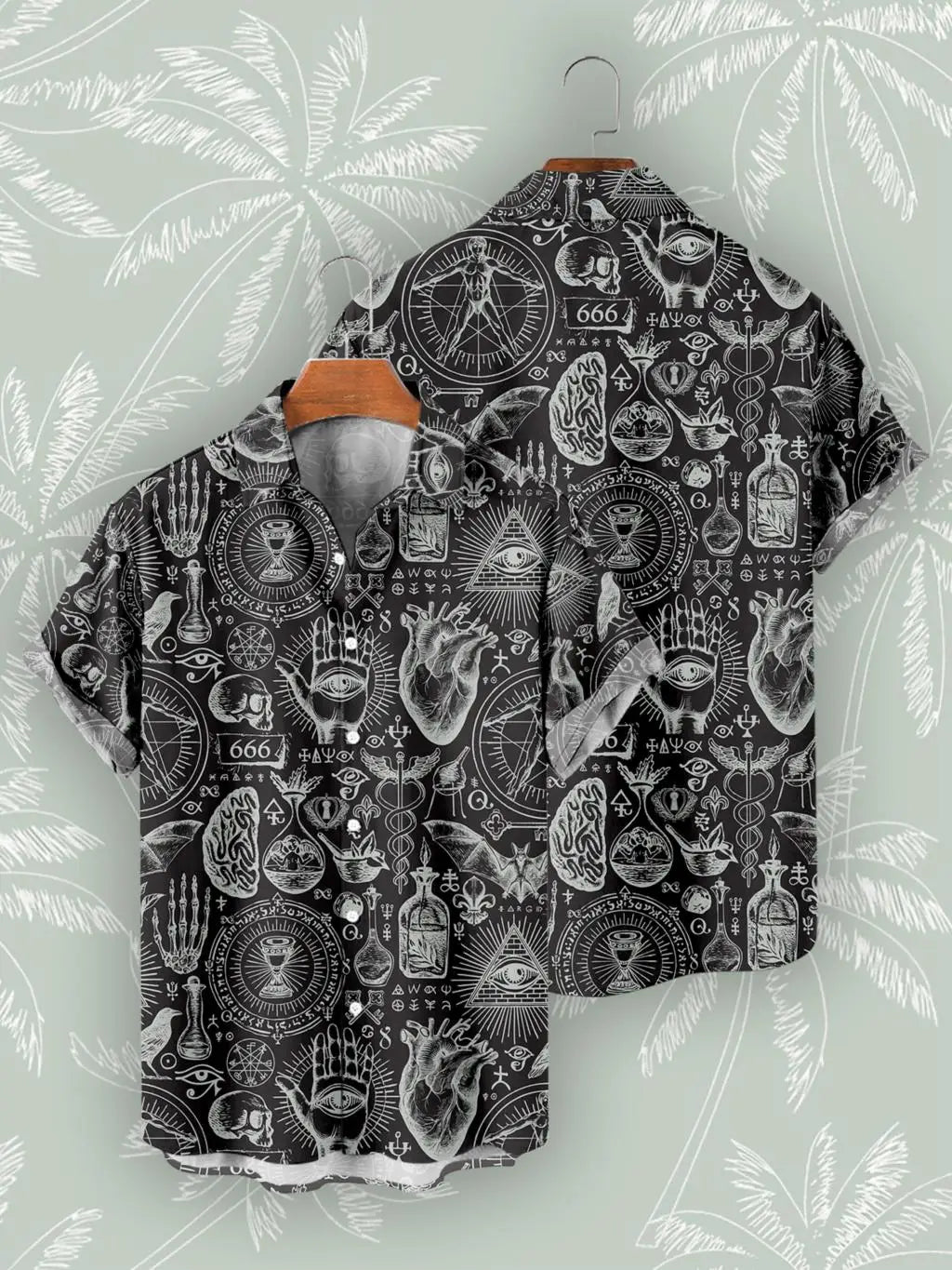 Chemises Hawaïennes  à Manches Courtes pour Homme. Plusieurs coloris disponible