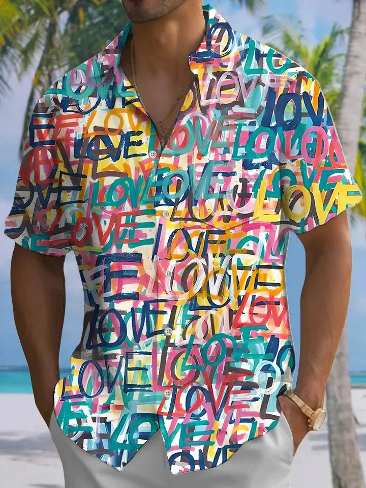 2025 chemise hawaïenne hommes été chemise à manches courtes florale hauts décontracté Popsicle chemise mode bouton vêtements