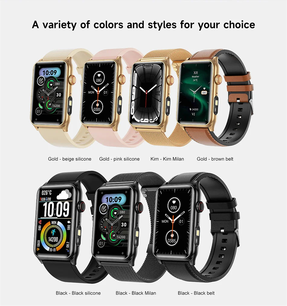Montre intelligente Femme,pression artérielle,oxygène sanguin,sport.