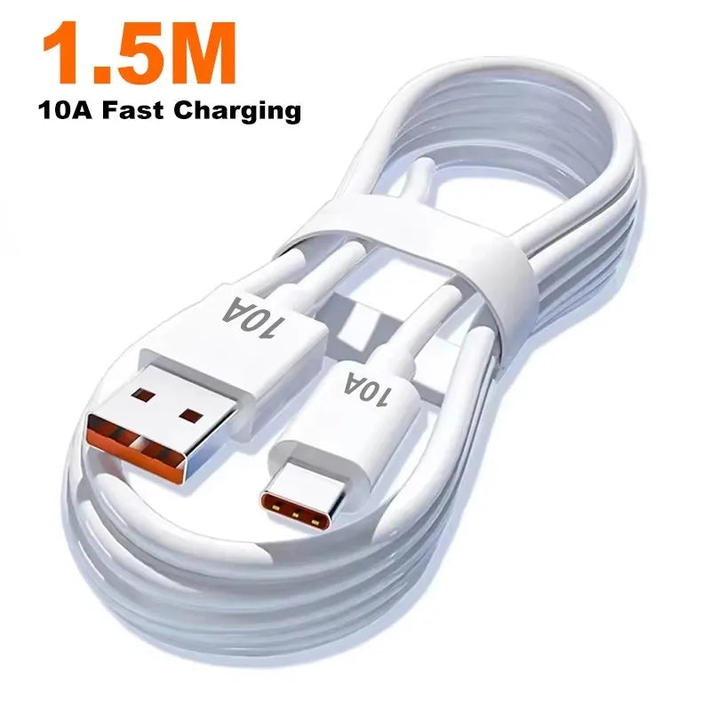 Chargeur rapide 240W GaN avec lumière LED, 2 USB + 3 Type-C, chargeur de téléphone multi-ports 5 en 1 pour iPhone , Samsung, Huawei, Xiaomi