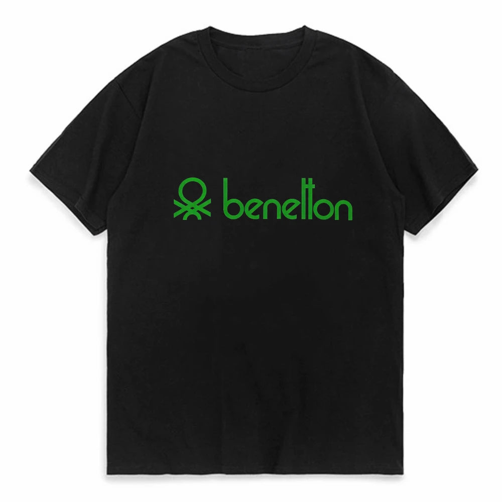 T-shirt United Colors of Benetton, t-shirt de sport décontracté à la mode pour hommes et femmes manches courtes