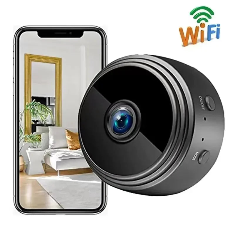Mini Caméra WiFi A9 – Surveillance HD Sans Fil, Intérieur