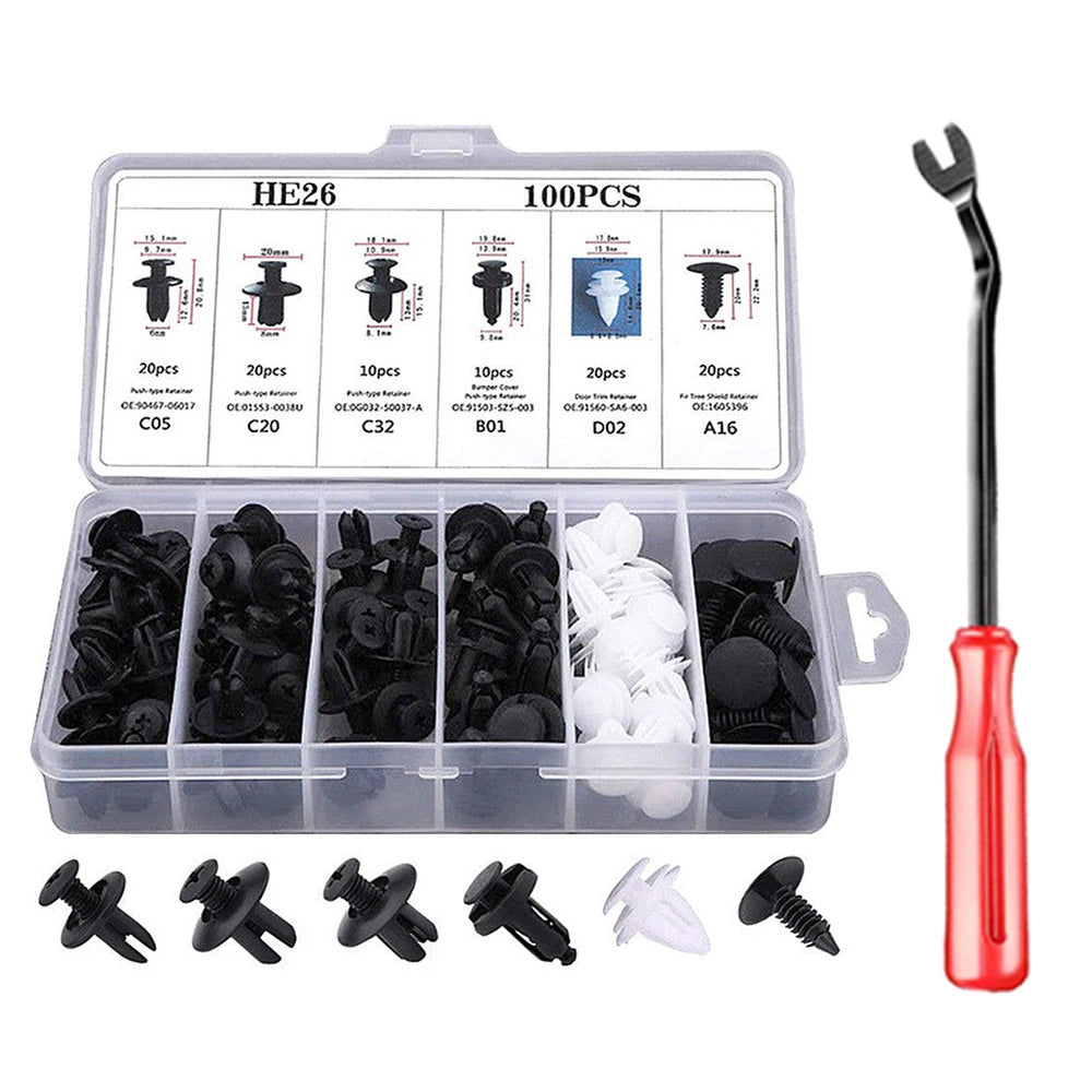Clips de retenue en plastique pour voiture Automobile.