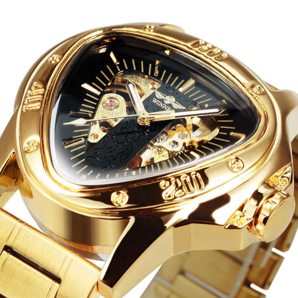 Montre Mécanique Automatique Homme – Style Militaire, Bracelet Acier ou Cuir