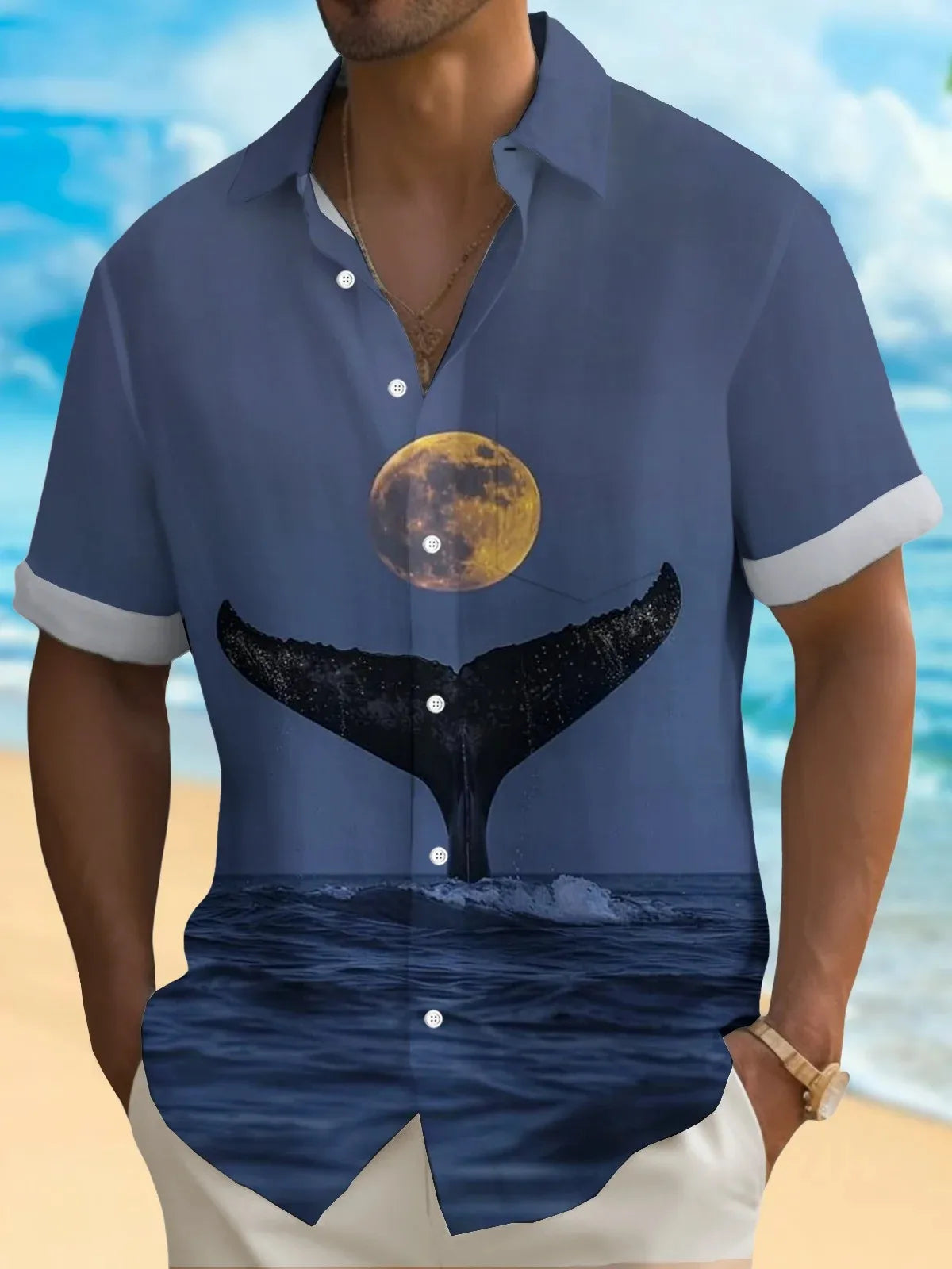 Chemise Hawaïenne Homme | Géométrique Artistique 3D | S à 5XL