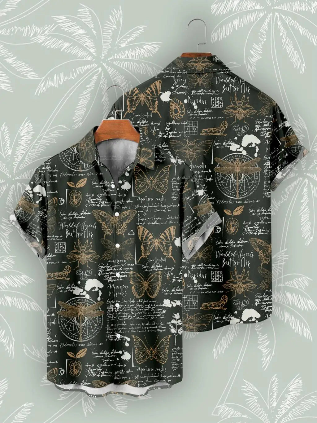 Chemises Hawaïennes  à Manches Courtes pour Homme. Plusieurs coloris disponible