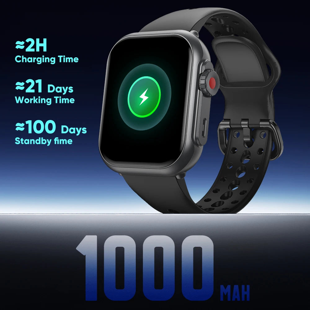 Montre Ultra 2 SE montre intelligente hommes femmes 1000mAh Bluetooth appel sport Fitness Bracelet IP68 étanche Smartwatch IOS
