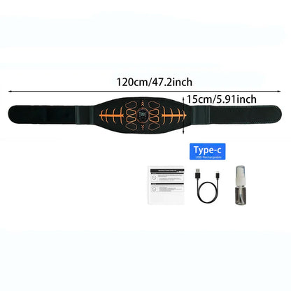 Ceinture EMS Abdominale – Stimulateur Musculaire Rechargeable USB-C