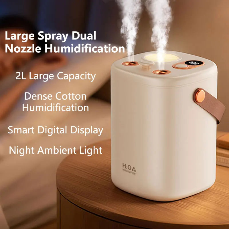 Humidificateur domestique grande capacité, silencieux, pour bureau etc.