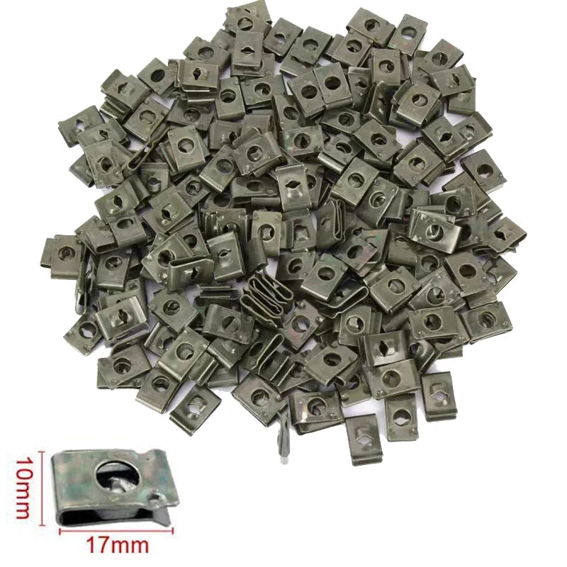 Clips à Vis Autotaraudeuses pour Voiture | Fixation Pare-chocs & Garde-boue | 10 à 200 pcs