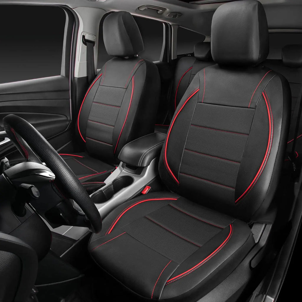 Housse Siège Auto Universelle en Cuir — Kit 9 Pièces pour 5 Places