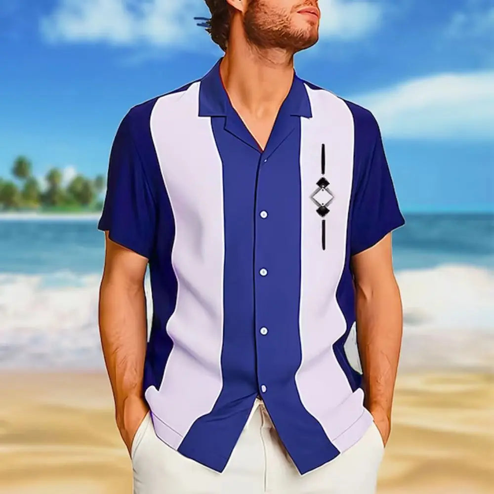 Nouvelles chemises manches courtes style hawaïen. Plusieurs coloris disponible.