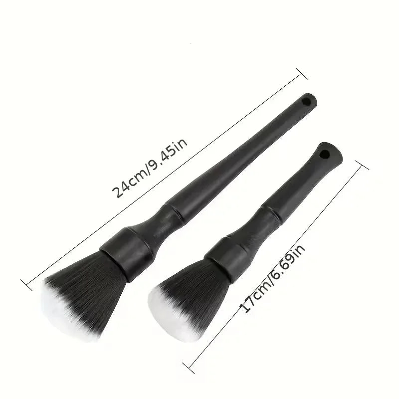 Brosse de nettoyage intérieur de voiture à poils doux pour tableau de bord,voiture et moto.