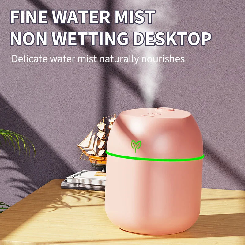 Humidificateur d'air Lenovo 220ML, diffuseur d'arôme à brume fraîche, lumière LED.