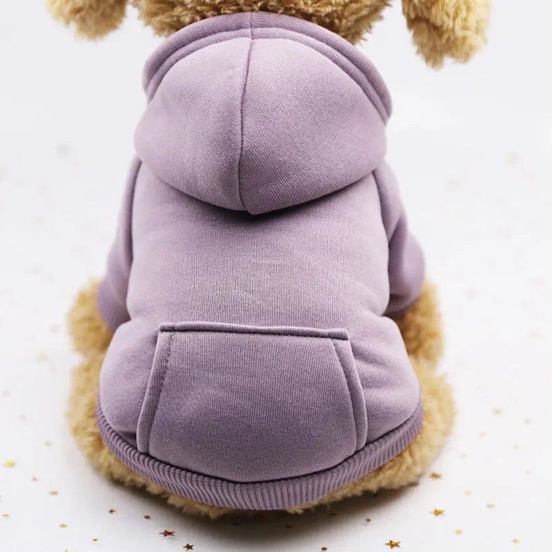 Sweats à capuche solides pour animaux de compagnie, vêtements pour petits chiens, manteau pour chiot, vestes, sweat-shirt pour Chihuahua, costume pour chien et chat, tenues en coton