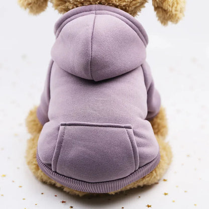 Sweats à capuche solides pour animaux de compagnie, vêtements pour petits chiens, manteau pour chiot, vestes, sweat-shirt pour Chihuahua, costume pour chien et chat, tenues en coton