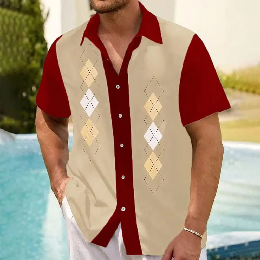 Nouvelles chemises manches courtes style hawaïen. Plusieurs coloris disponible.