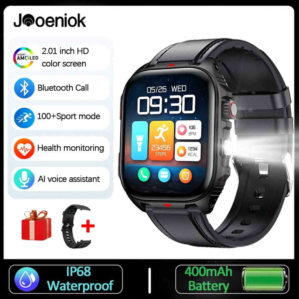 2025New GPS sport montre intelligente hommes 2.01 pouces 400 mAh batterie Fitness Tracker Bluetooth appel étanche nouvelle montre intelligente