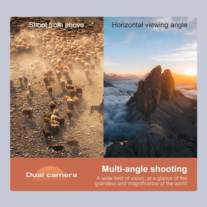 Lenovo D18 Drone 8K aérien HD double caméra intelligente évitement d'obstacles puissance sans brosse 5G WIFI écran télécommande GPS Drone