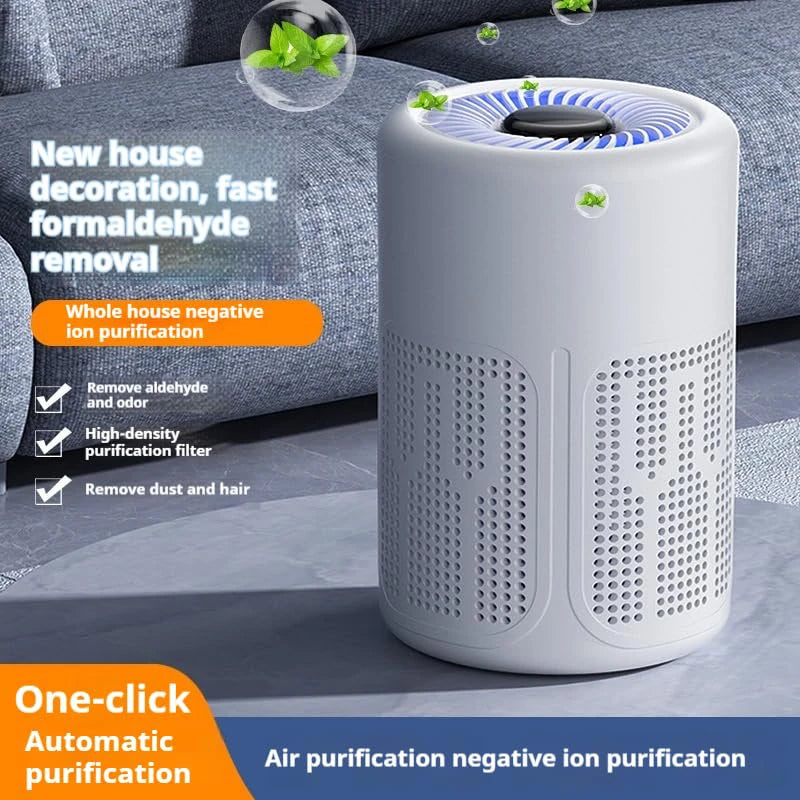 Mini purificateur d'air USB de bureau, générateur d'ions négatifs Portable, élimine les odeurs de formaldéhyde, la poussière, pour la maison, la voiture, le bureau et les voyages