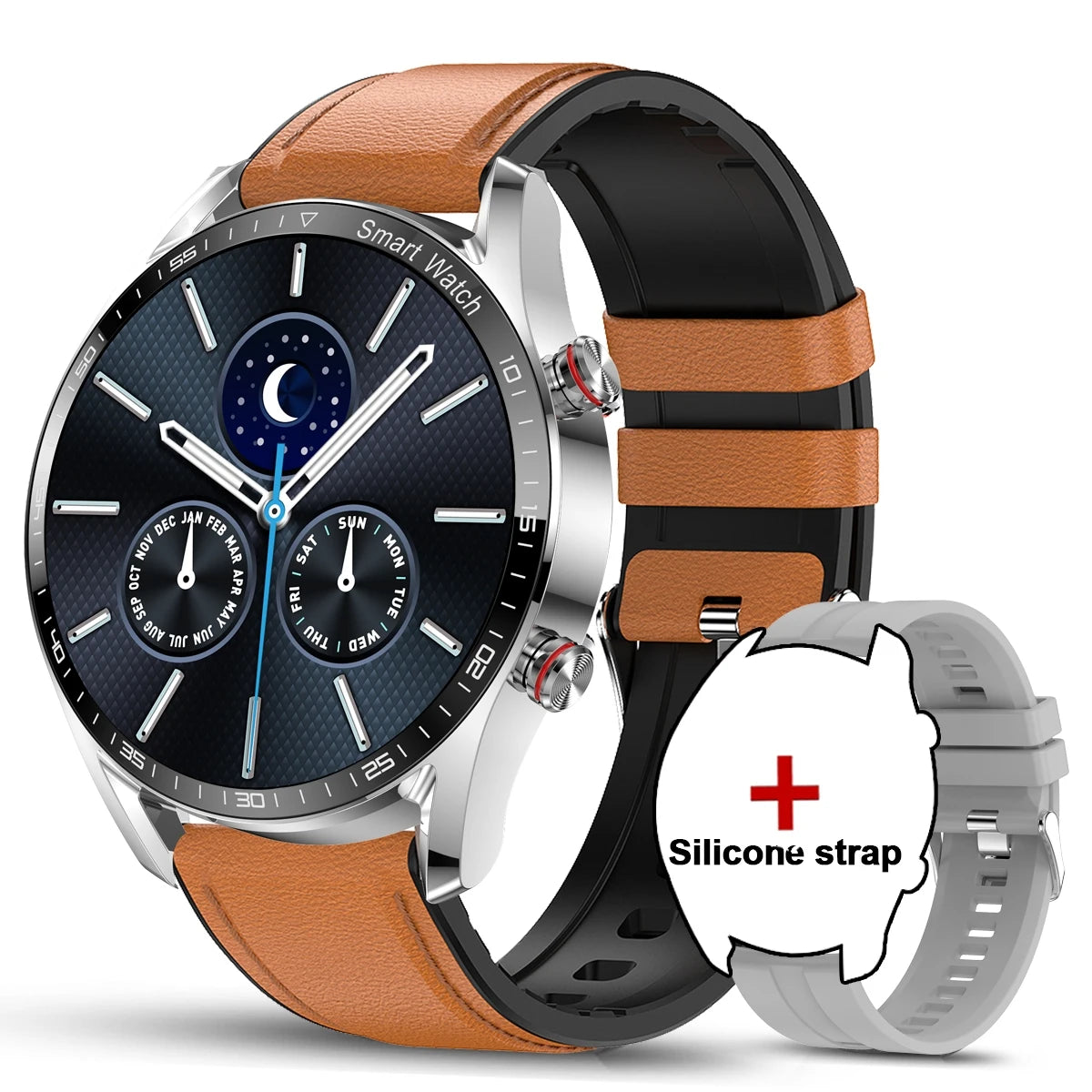 Montre Connectée Homme Femme ChiBear GT – 1,53" Appel Bluetooth, Cardio, SpO2, Sport