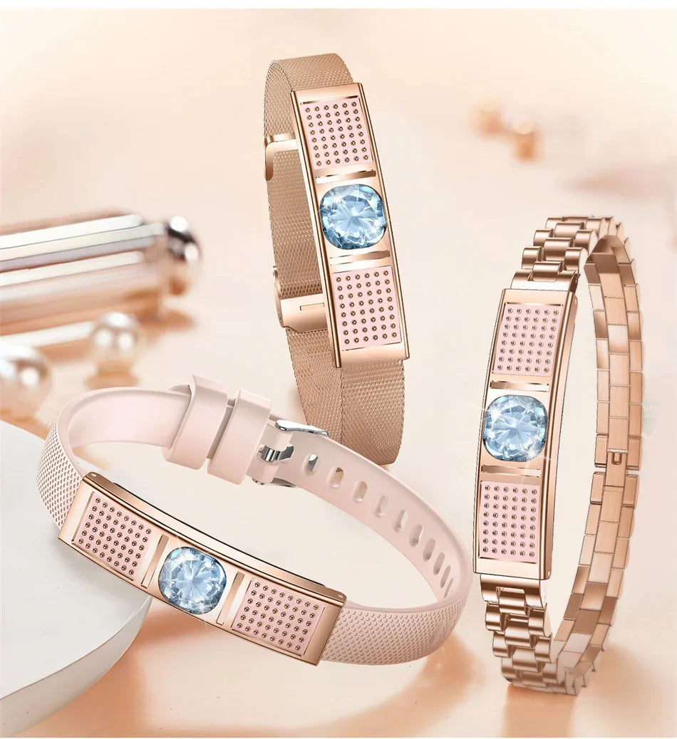 Nouvelle Montre Connectée Ultra-Mince 5,8 mm 2026 pour Femme, 100+ Modes Sportifs, Suivi Scientifique du Sommeil et Surveillance de l'Oxygène Sanguin