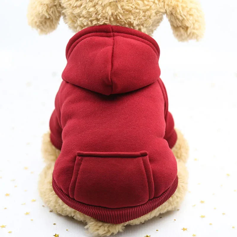Sweats à capuche solides pour animaux de compagnie, vêtements pour petits chiens, manteau pour chiot, vestes, sweat-shirt pour Chihuahua, costume pour chien et chat, tenues en coton