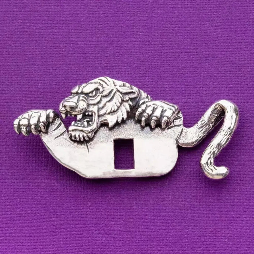 Broche animale rétro — crocodile, tigre & pieuvre