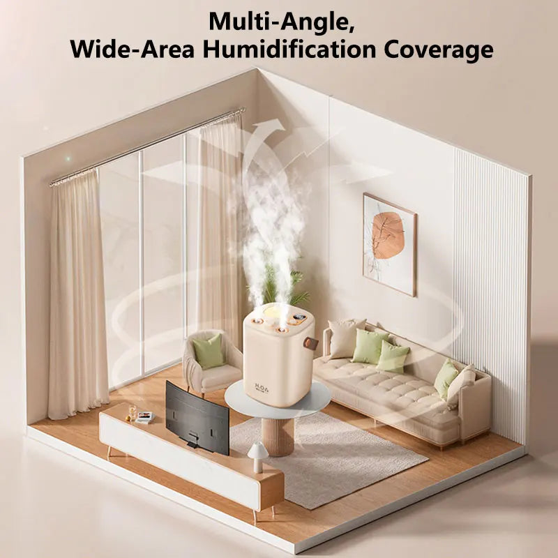 Humidificateur domestique grande capacité, silencieux, pour bureau etc.