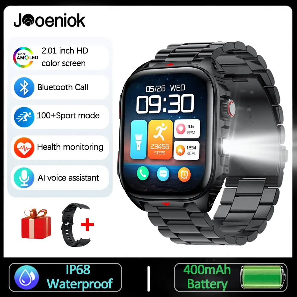 2025New GPS sport montre intelligente hommes 2.01 pouces 400 mAh batterie Fitness Tracker Bluetooth appel étanche nouvelle montre intelligente