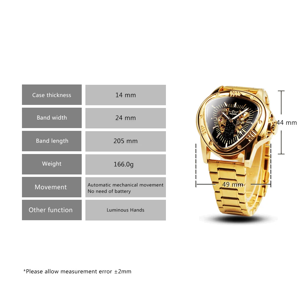 Montre Mécanique Automatique Homme – Style Militaire, Bracelet Acier ou Cuir