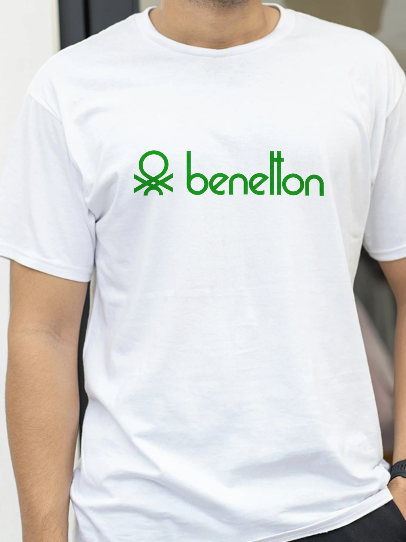T-shirt United Colors of Benetton, t-shirt de sport décontracté à la mode pour hommes et femmes manches courtes