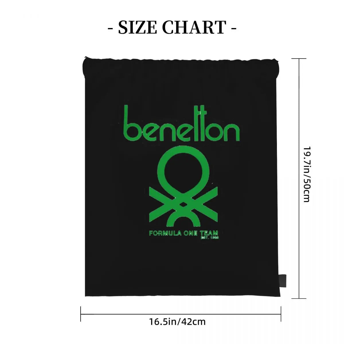 Sacs à dos Benetton, sacs à cordon multifonctions, sacs de sport, sacs à livres pour homme et femme, pour l'école