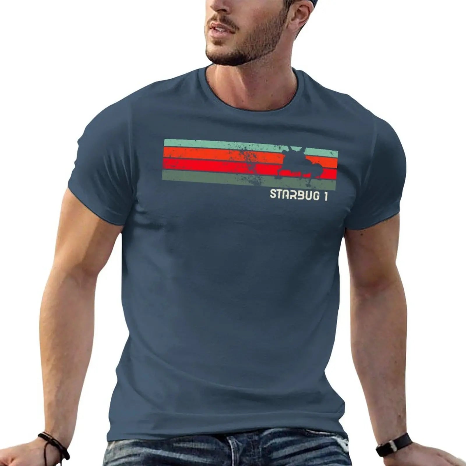 T-shirt Uni Décontracté Homme | Coton Léger Col Rond Manches Courtes