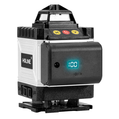 Niveau Laser 4D Professionnel HGLINE – 16 Lignes, Auto-nivellement 360°, Télécommande APP