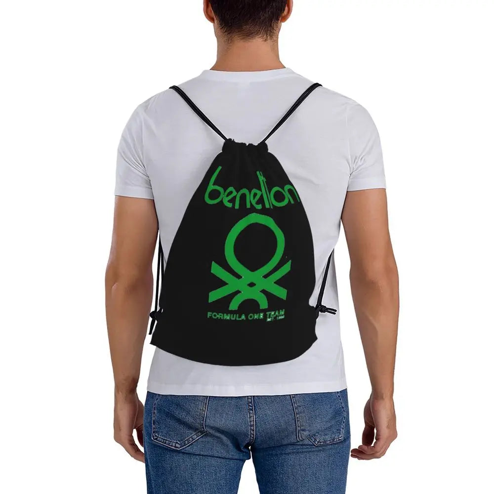Sacs à dos Benetton, sacs à cordon multifonctions, sacs de sport, sacs à livres pour homme et femme, pour l'école