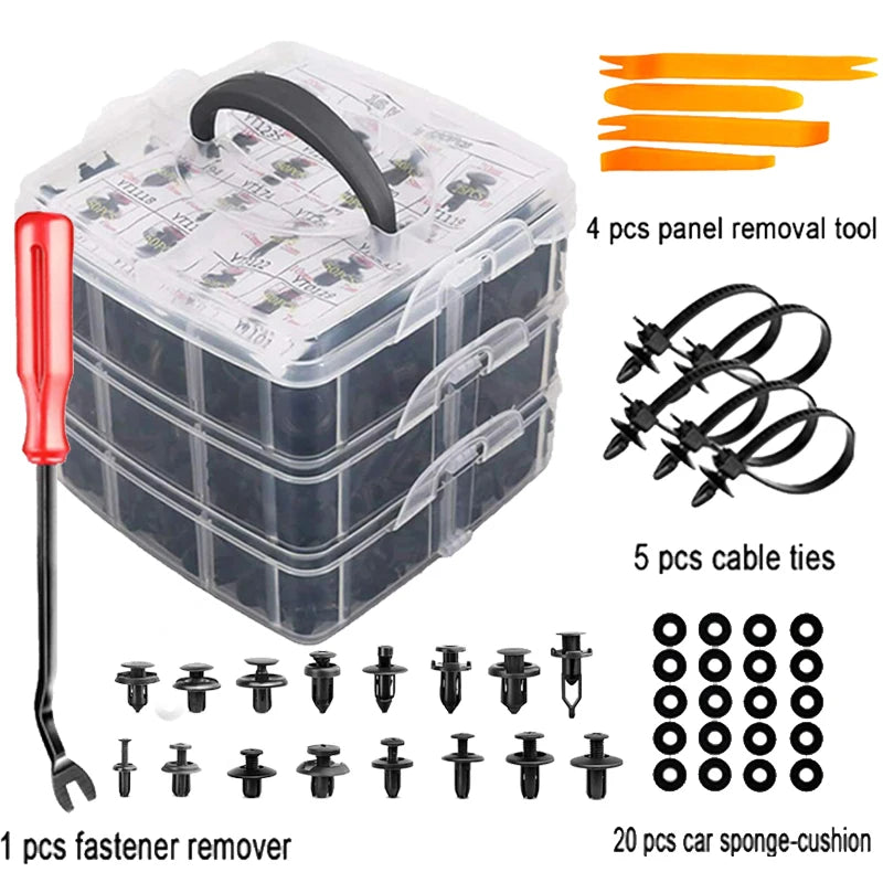 Clips de retenue en plastique pour voiture Automobile.