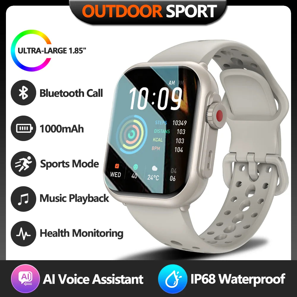 Montre Ultra 2 SE montre intelligente hommes femmes 1000mAh Bluetooth appel sport Fitness Bracelet IP68 étanche Smartwatch IOS